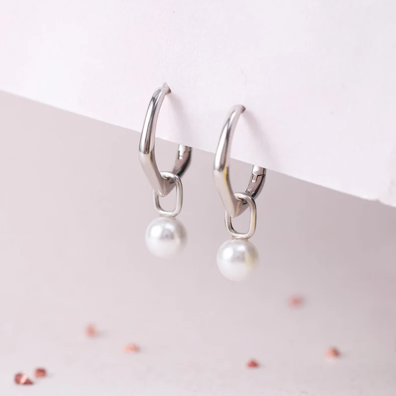 Surgical stainless hot sale earrings