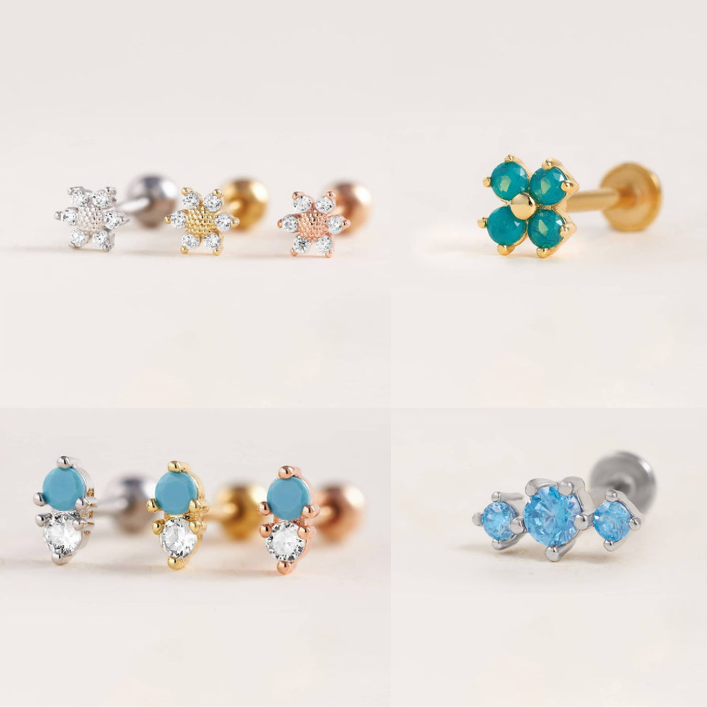 Screw back 2025 earrings nz