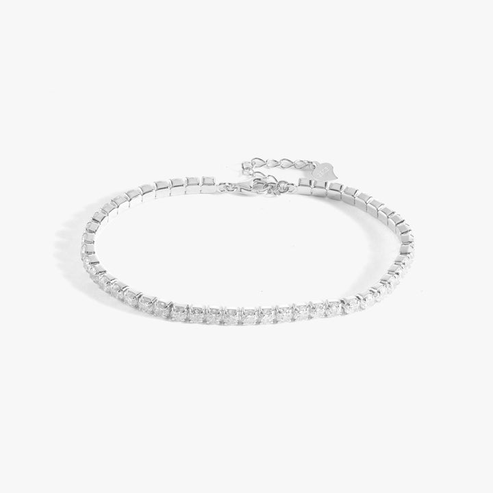minimalist cubic zirconia bracelet