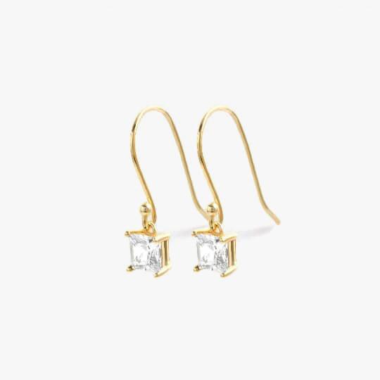 Crystal 3A CZ Ear Wire Earrings & Dangle and Drop