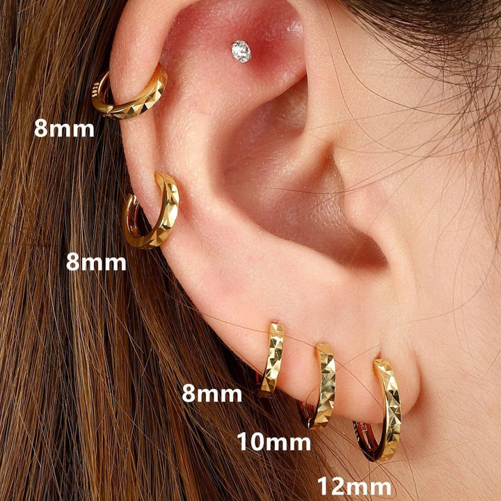Gold Hoop Earrings & Minimalist Earrings - EricaJewels