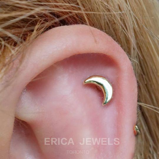 Tiny Sleeper Hoop Earrings - EricaJewels