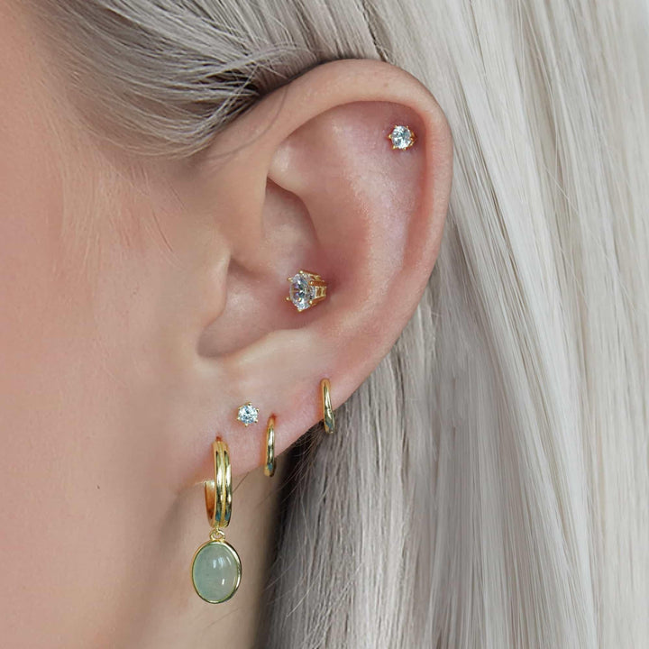 Luxurious Jade Hoop Earrings - EricaJewels