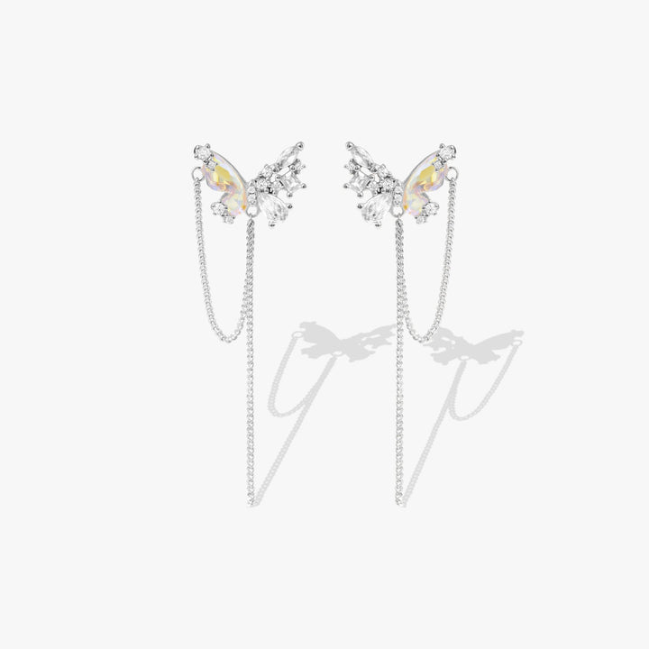butterfly pendant earrings 
