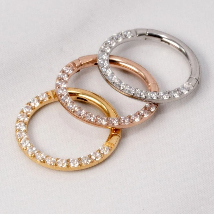 Stainless Steel Diamond Earrings - EricaJewels