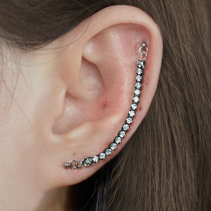 double piercing earrings 