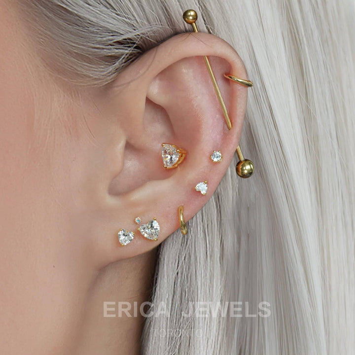 Multiple Sizes Essential Plain Thin Hoop Earrings-EricaJewels