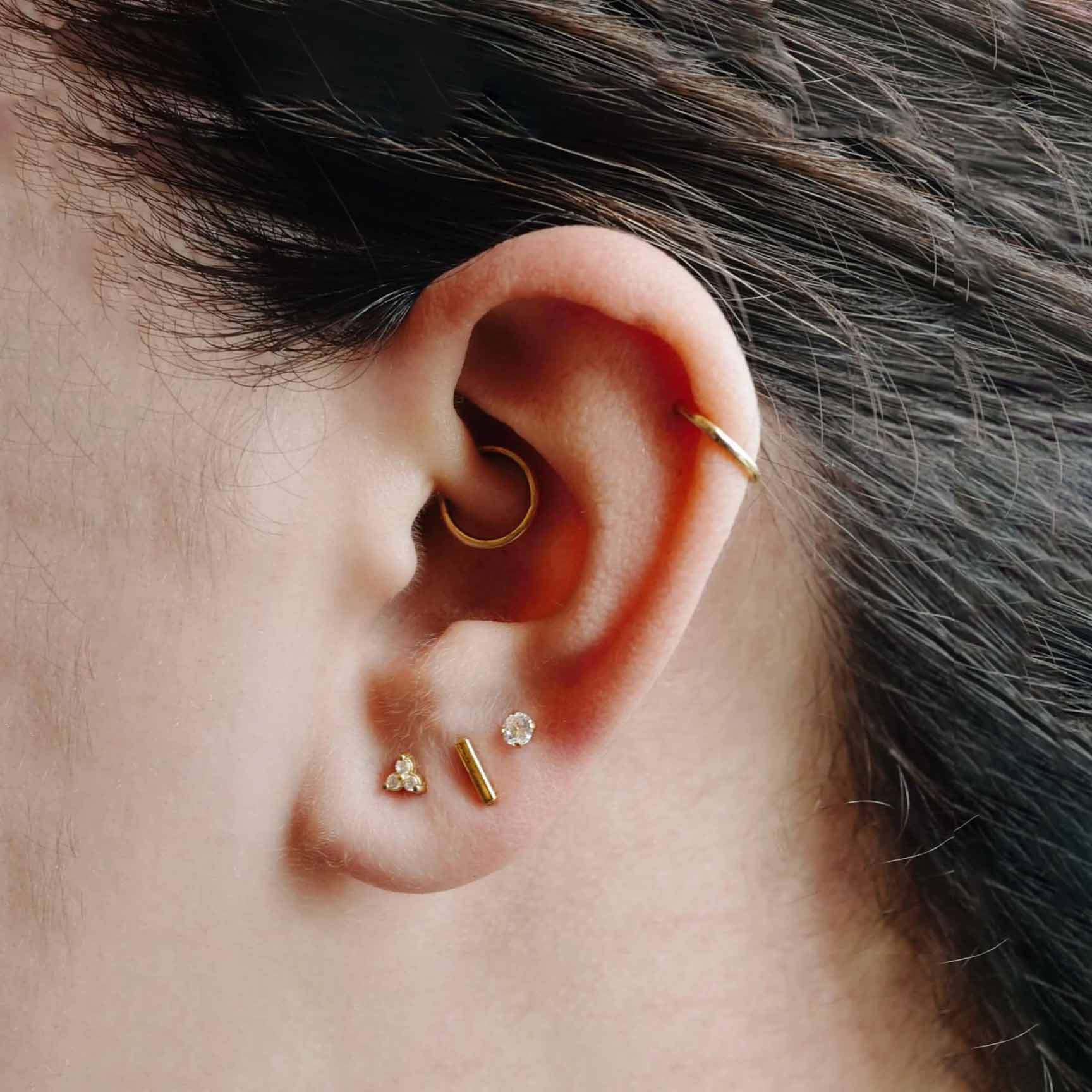 Gyouwnll Pierced One-piece Ear Double Clip Earrings Single Chain Earrings -  Walmart.com