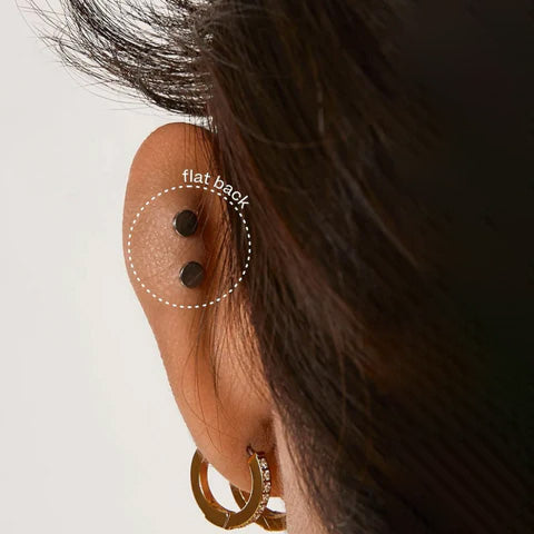Replying to @user146742537386496 it's as easy as 1,2,3 with the studs , how to remove flat back earring