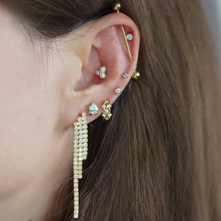 tassel drop earrings 