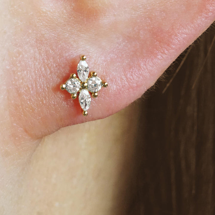 push pin earrings