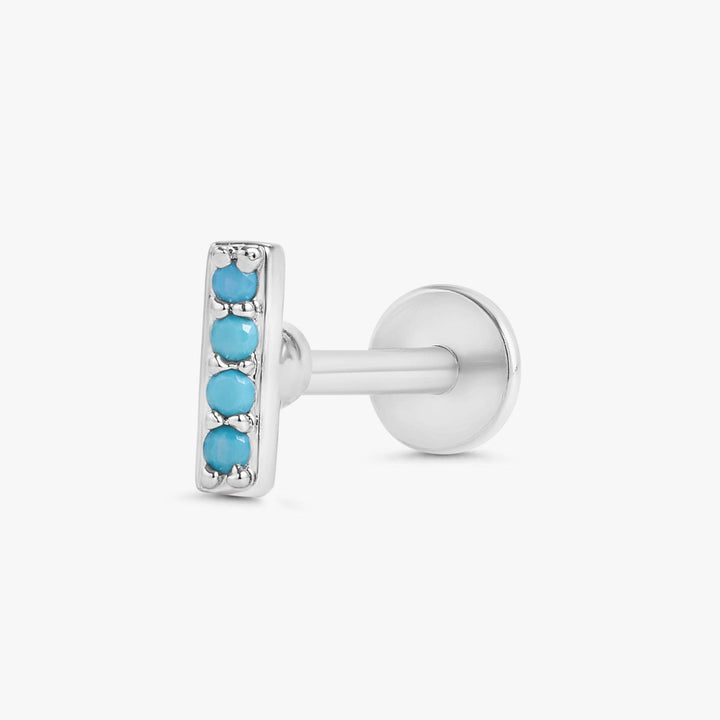 Turquoise Stud Earring & Stainless Steel - EricaJewels