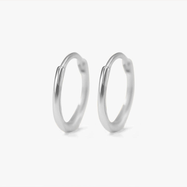 Silver-Hoop with sizes