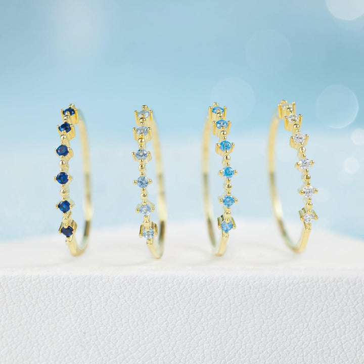 blue sapphire eternity ring 