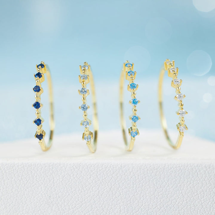 blue sapphire eternity ring 