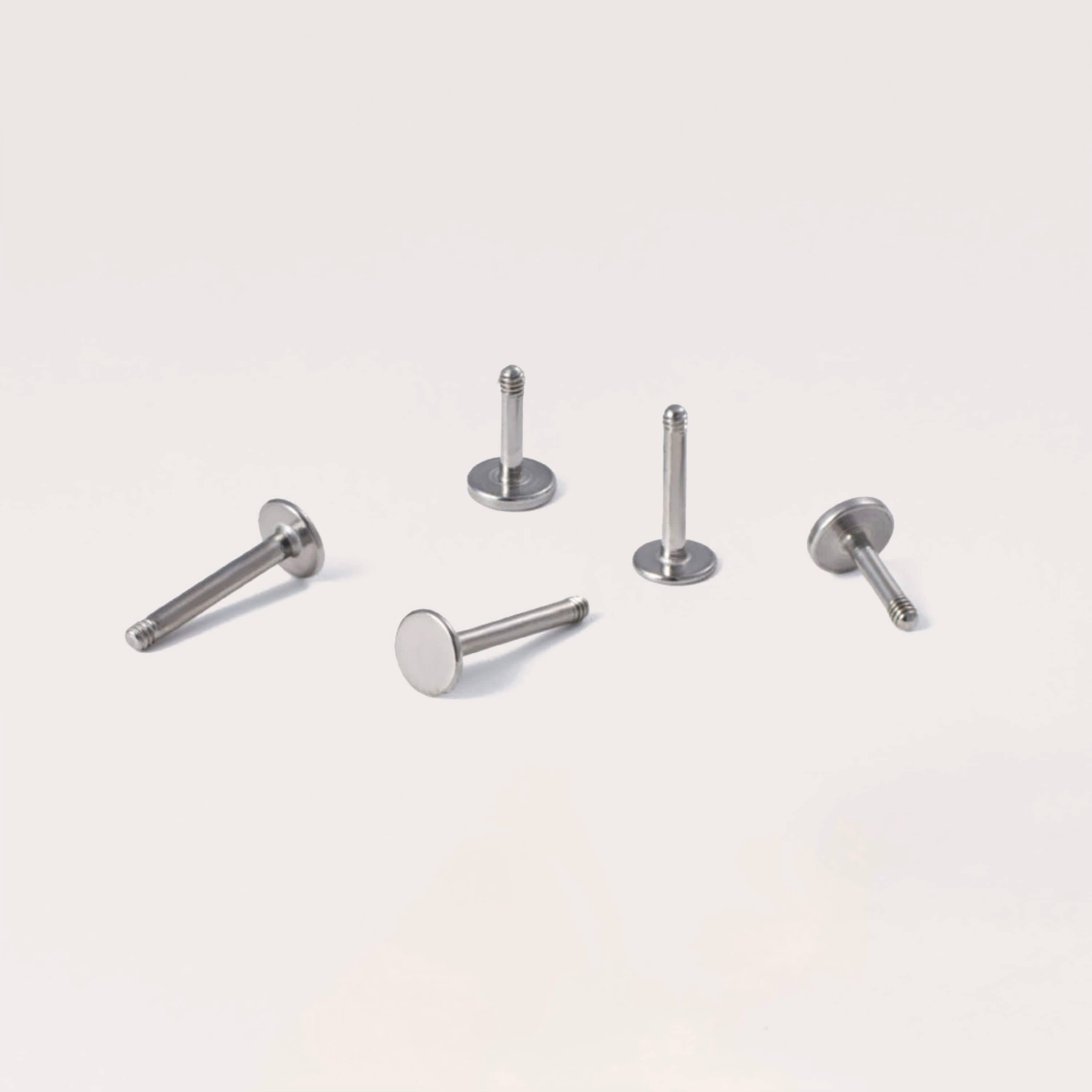 Externally Threaded Labret Studs at Patsy Carranza blog