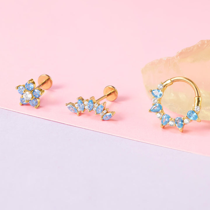 aquamarine earrings