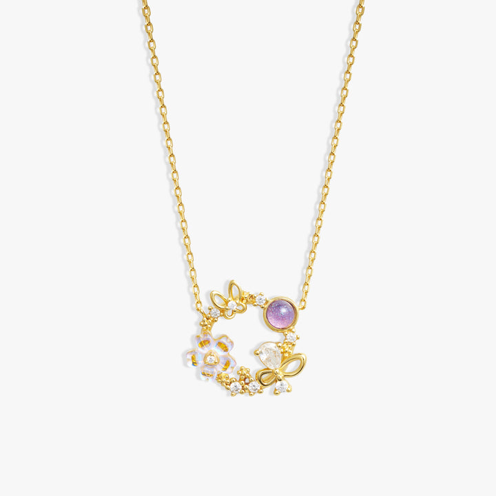 cherry blossom necklace 