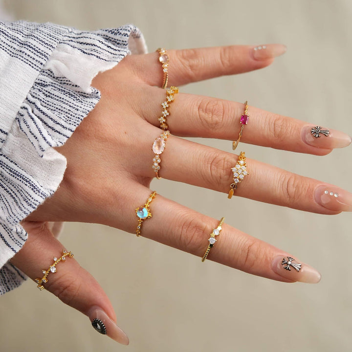 Ruby Gemstone Ring | 14k Gold Rings