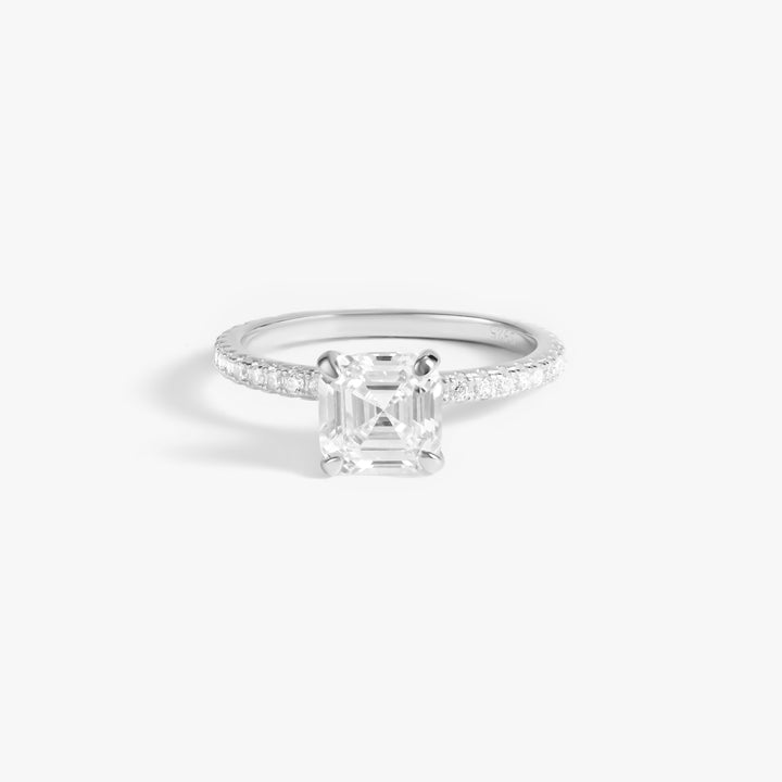 Minimalist Square Crystal 8A Ring-EricaJewels