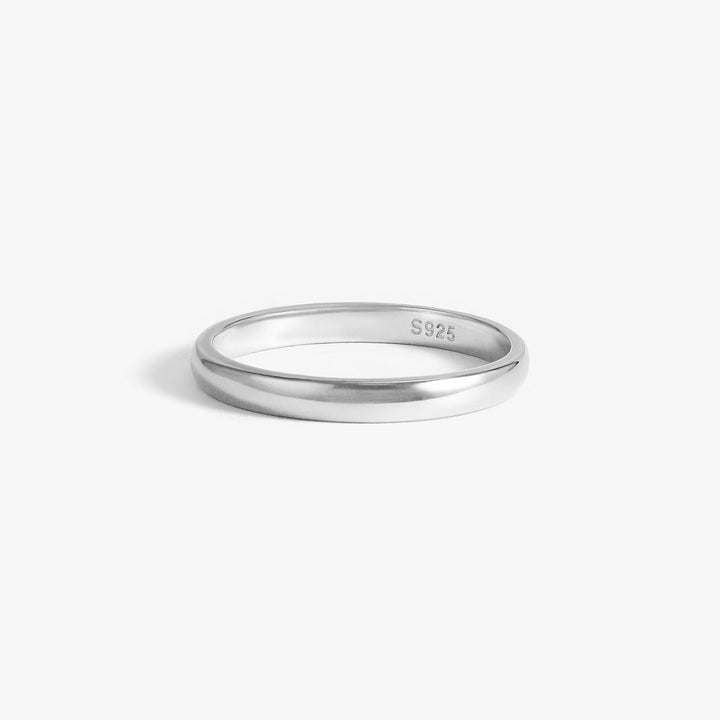 sterling silver band ring