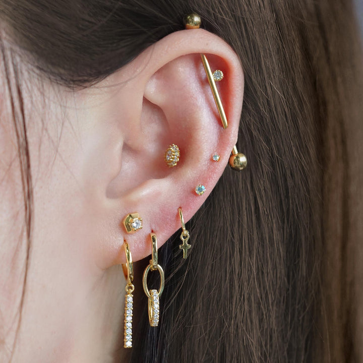 half hoop earrings
