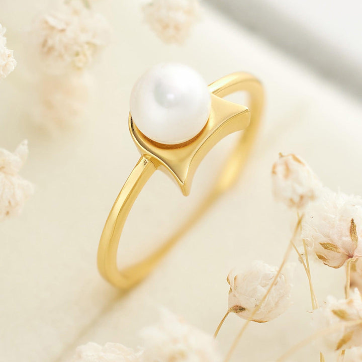 Pearl Ring | Cat Ring