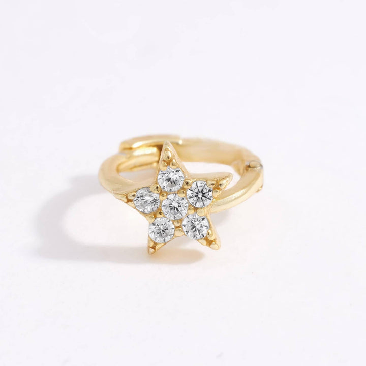 Diamond Star Earrings - Ericajewels