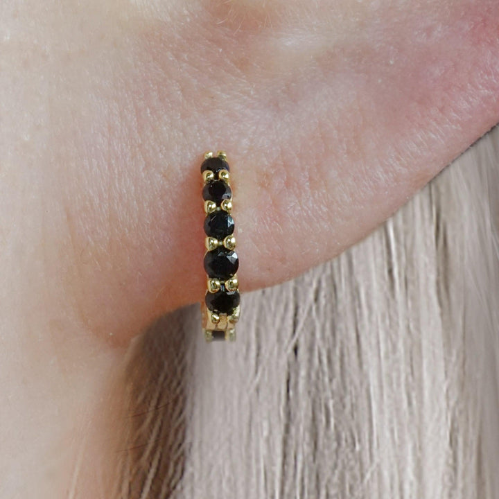 6mm Huggie Hoop Earrings - EricaJewels