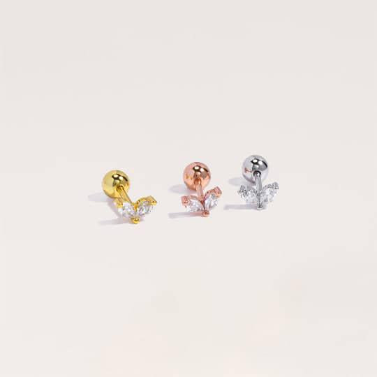 Diamond Heart Earrings - EricaJewels