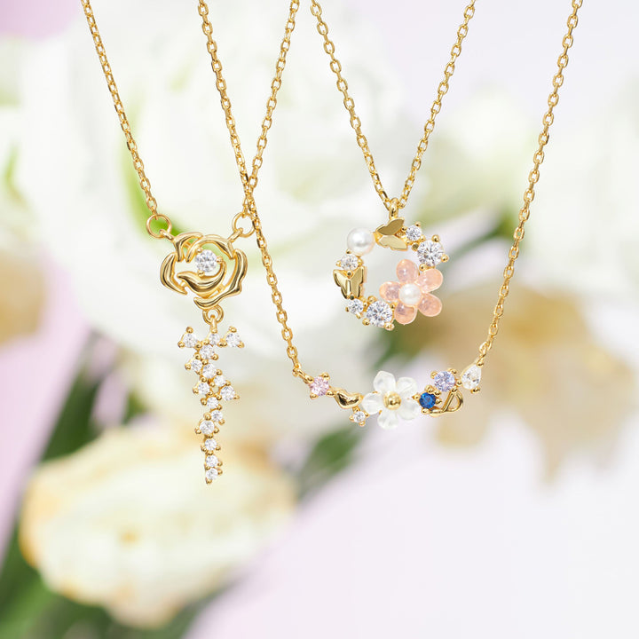 Flower Necklace - Erica Jewels