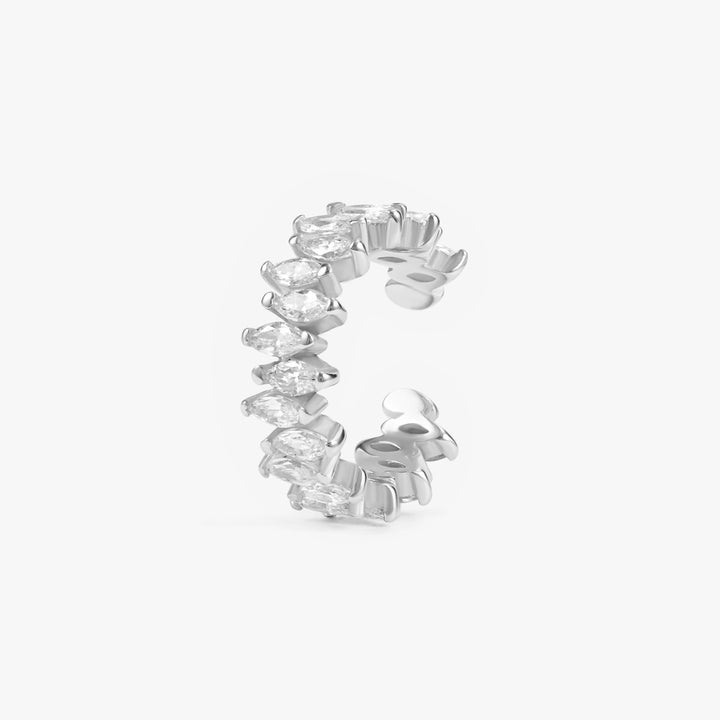 Marquise Clusters 3A CZ Cuff Earring