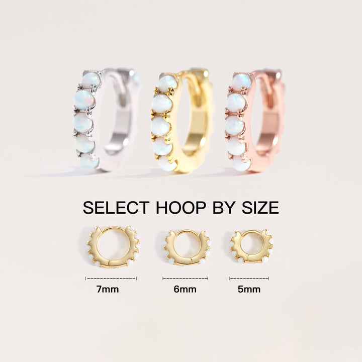 Hoop with sizes
