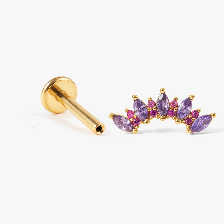 crown stud earrings​
