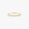 Gold Crystal 3A CZ Eternity Ring