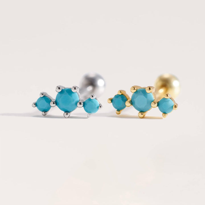 Turquoise Stud Earrings - EricaJewels