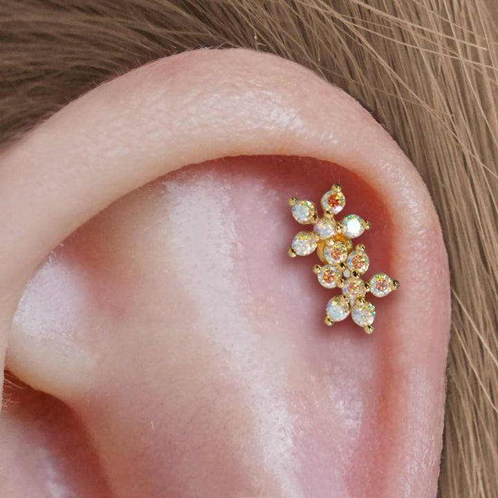 Flower Earrings Studs - EricaJewels