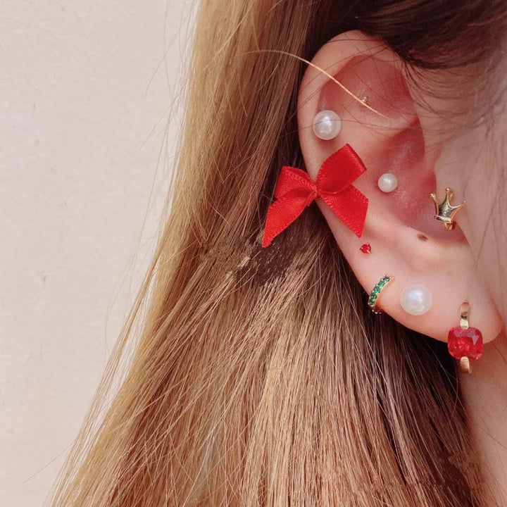 chunky hoops earrings 