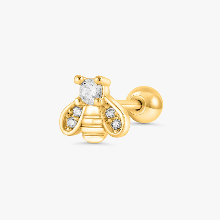 Humble Bee Crystal 3A CZ Cartilage Piercing Earring