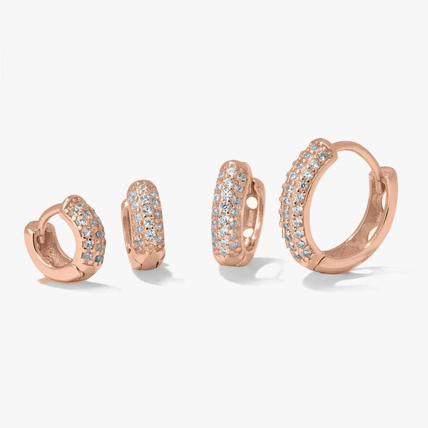 Rose Gold-Hoop with sizes
