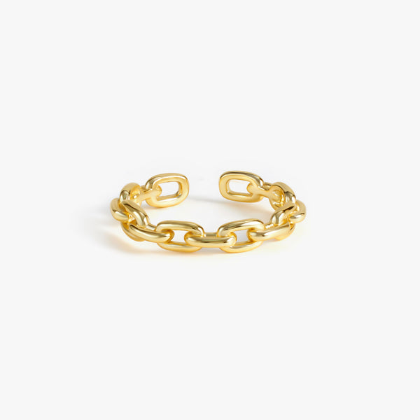 Open Chain Link Ring | Adjustable Ring