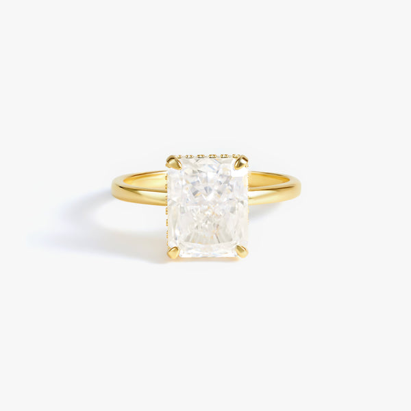 Statement Baguette Crystal 8A CZ Ring for Women