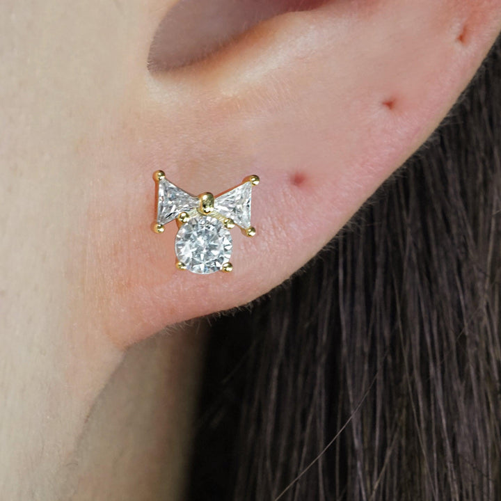 butterfly screw back earrings 
