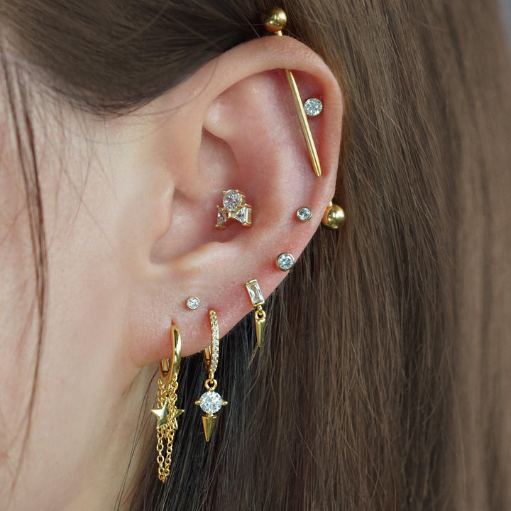spike stud earrings 